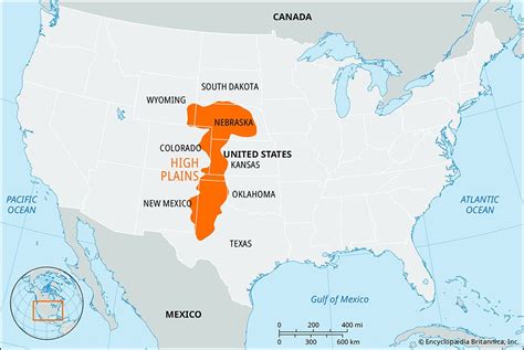 High Plains Region Map And Facts Britannica