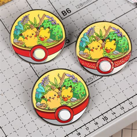 Pokemon ‘pika Pikachu Enamel Pin Distinct Pins