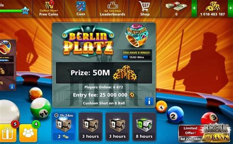 Play matches to increase your ranking and get access to more exclusive match download pool by miniclip now! 1bill + 8 Ball Pool Coins account login bonus instant ...