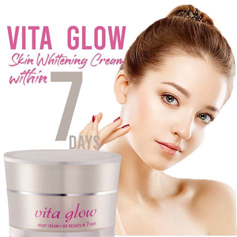 Vita Glow Glutathione Night Cream Result Within 7 Days Healthcarebeauty