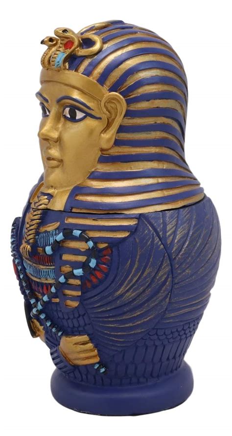 Ebros T Ebros 3 Piece Set Pharaoh King Tut Sarcophagus Coffins With