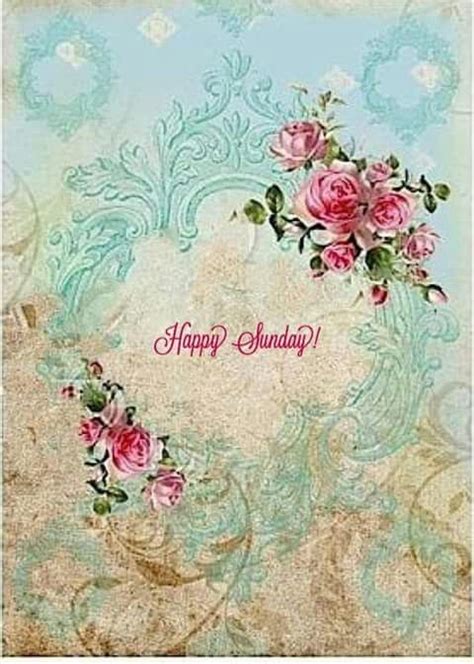 Happy Sunday Shabby Chic Paper Vintage Paper Vintage Printables