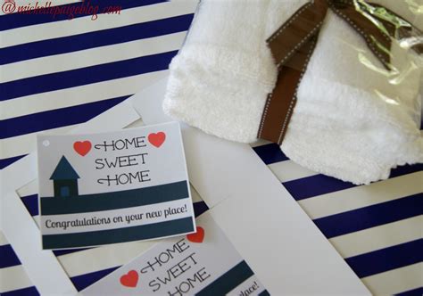 Michelle Paige Blogs Housewarming Gifts And Printable Tag