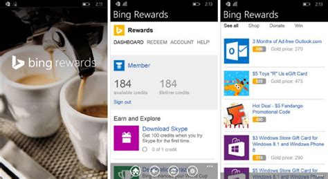 Microsoft Bing Rewards App On Windows Phone Launched