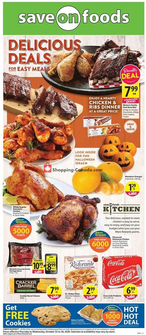 Save On Foods Canada Flyer Delicious Deals Bc October 22
