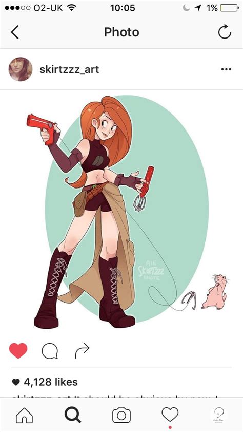 Pin By Curtis Allen Illustrator And On New Stylings Kim Possible Kim Possible Characters