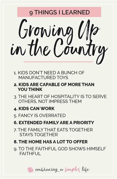 9 Things I Learned Growing Up In The Country That I M Applying To My