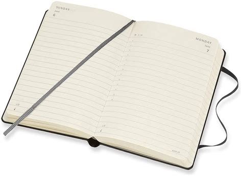 agenda 2021 moleskine 12 month daily notebook planner black hardcover pocket moleskine
