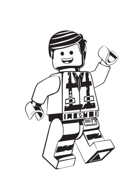 Dibujos De Lego Emmet Para Colorear E Imprimir