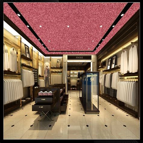 Home Improvement Wallpapers 5m Roll Pink Glitter Fabric Wallpaper For
