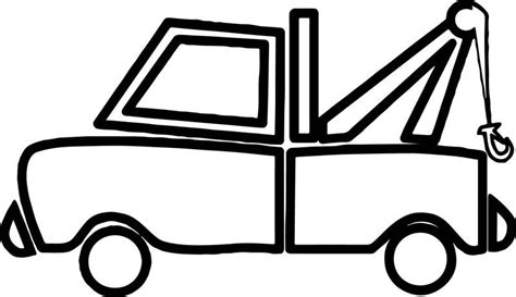 Tow Truck Coloring Page Truck Coloring Pages Tow Truck Monster