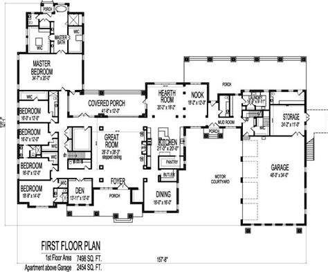 The Benefits Of Single Story 6 Bedroom House Plans House Plans