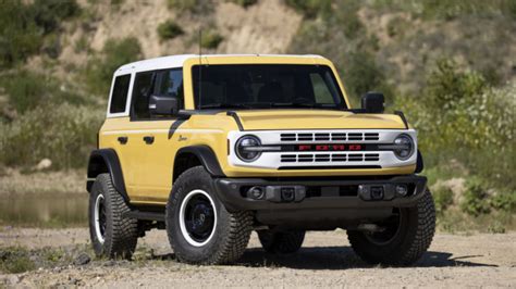 Fords New Bronco Heritage Editions Are Gloriously Retro Topcarnews
