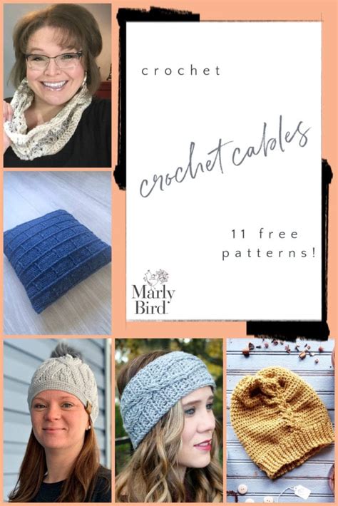 11 Free Crochet Cables Patterns To Make Marly Bird