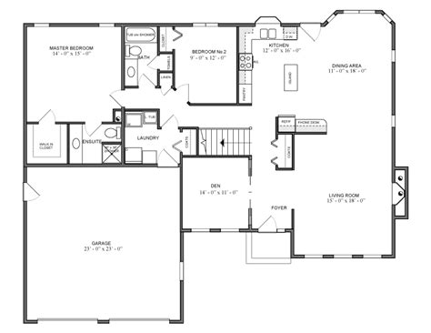 Character house with 15,000 sq. 1666 sq ft Bungalow House Plan, #500 - Canada | Bungalow ...