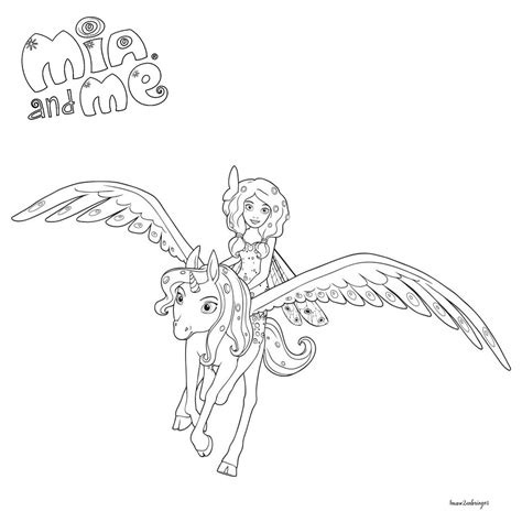 Mia And Me Onchao Ausmalbilder