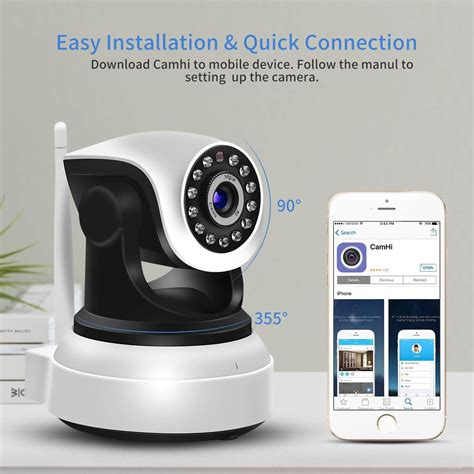 Wifi Ip Camera Hd Indoor Home Surveillance System Honorstand