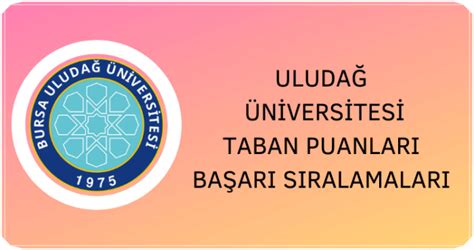 May 04, 2021 · 2021 üniversite puanları için oluşturulmuş bu liste, ösym'nin bizlere sunmuş olduğu en son verilere dayanılarak hazırlanmıştır, tüm bilgiler günceldir. Uludağ Üniversitesi 2020 Taban Puanları ve Başarı ...