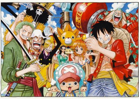 One Piece Luffy And Crew Poster No As101 By Popkartsg Anime One Piece