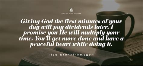 Giving God The First Minutes Of Your Day Walking With Purpose