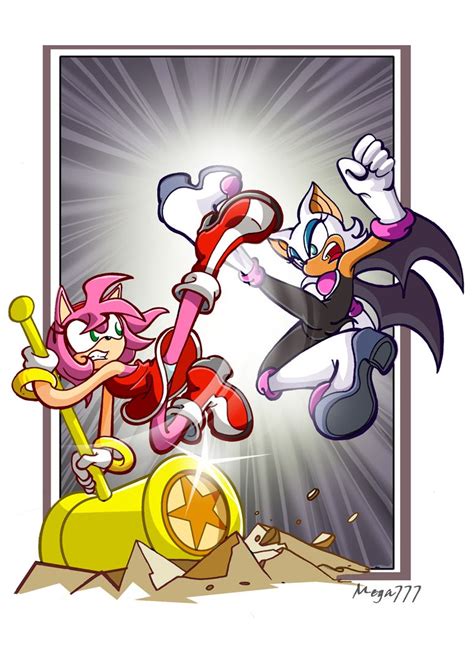 Amy Vs Rouge Sonic The Hedgehog Know Your Meme