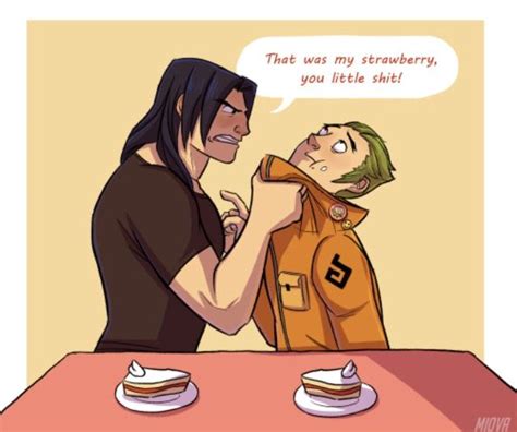 Genji And Hanzo Overwatch Afternoon Snack Overwatch Funny Overwatch Memes Overwatch Comic