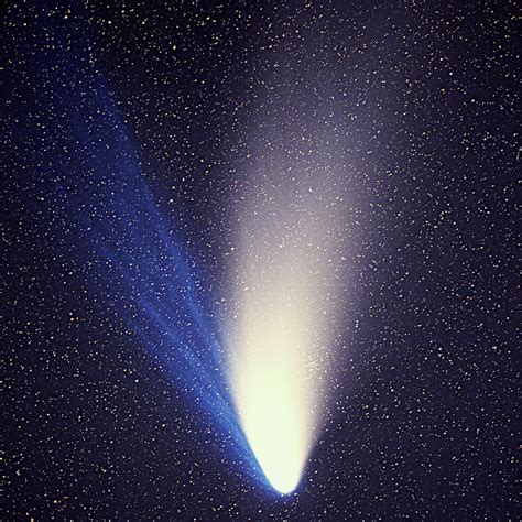 Comet Dust Tail Behind Cometary Nucleus Bira Iasb