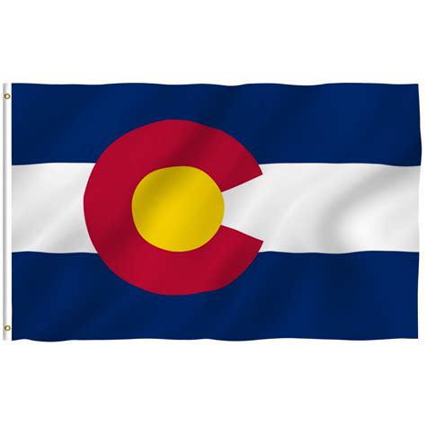 Anley Fly Breeze 3x5 Feet Colorado State Flag Colorado Co Banner