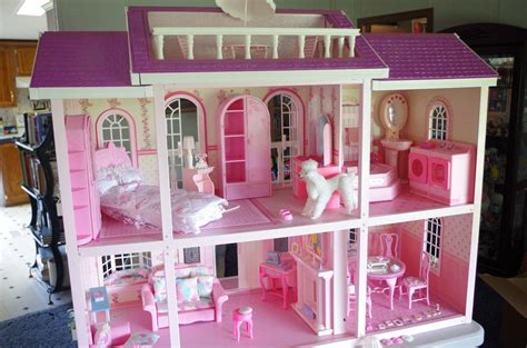 1991 Barbie Magical Mansion Fully Furnished Nearly Complete