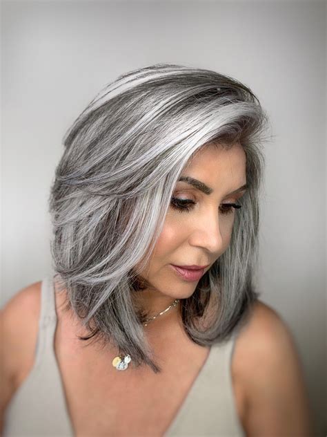 Hair Colorist Jack Martin Shows His Expertise In Natural Silver And Gray Highlights Nspirement