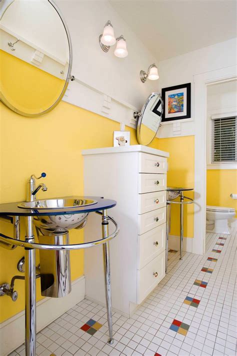 Bathroom renovations can be expensive. 20+ Yellow Bathroom Designs, Decorating Ideas | Design ...