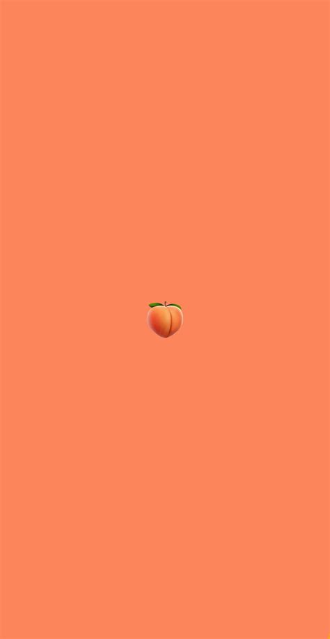 Orange Peach Emoji Food Iphone Hd Phone Wallpaper Peakpx