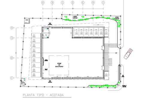 The Layout Of A Commercial Plan Detail Dwg File Cadbull