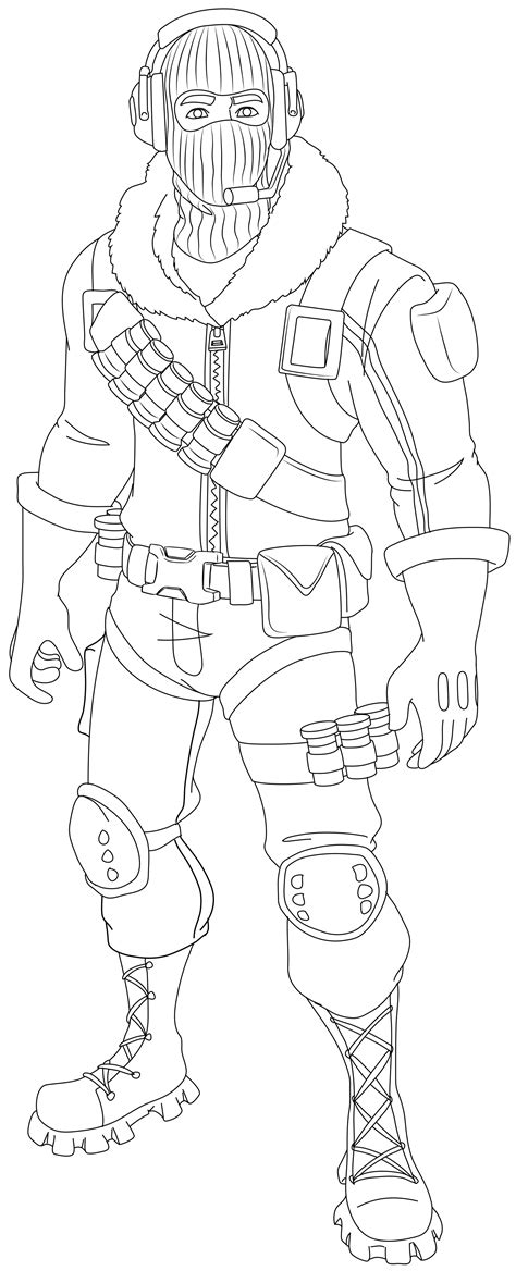 Rex is a legendary outfit from fortnite: Fortnite Rex - Free Coloring Pages