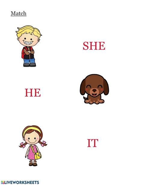 Personal Pronouns Interactive And Downloadable Worksheet You Can Do The Exerci English