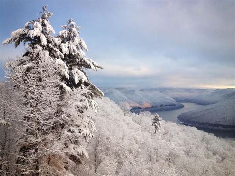 A Breathtaking View From Bluestone Lake In Southeast West Virginia