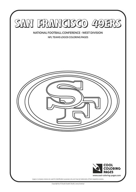 San Francisco 49ers Logo Coloring Page Coloring Pages