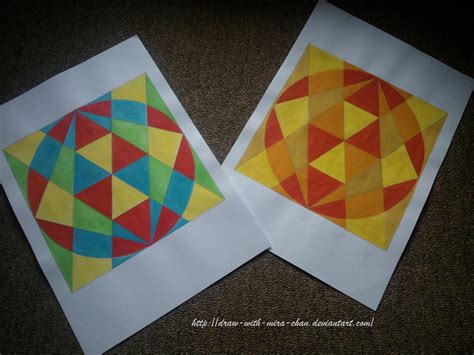 Abstract Geometric Shapes By Draw With Mira Chan On Deviantart