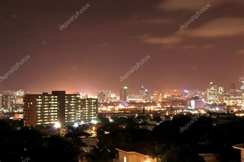 Durban South Africa At Night — Stock Photo © Stockbp 42539089