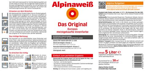 Sie hält unzählige wandanstriche aus, wenn sie richtig. Gute Wandfarbe so erkennt man Qualität: Alpina Innen streichen