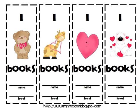 Mrs Is Class Bookmarks With Level Freebie Grade 1 Third Grade