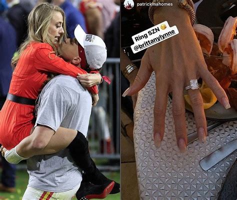 nfl star patrick mahomes proposes to his longtime girlfriend two months after signing the