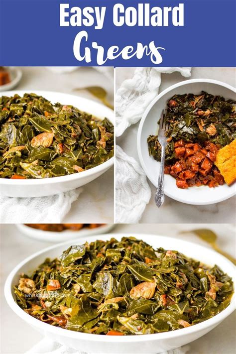 Add the ham hocks, and cook 5 minutes, turning every 45 seconds or so. Soul Food Southern Collard Greens Recipe | Recipe ...