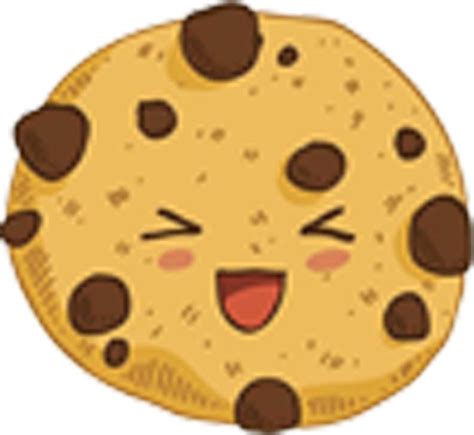 Adorable Chocolate Chip Cookie Cartoon Emoji 3 Vinyl Decal Sticker