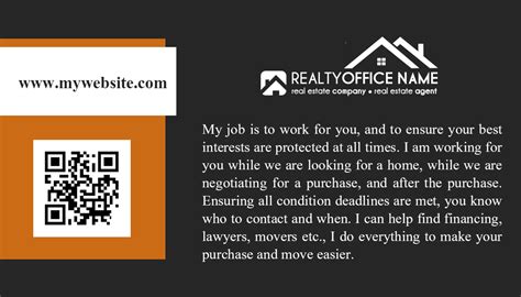 Leaving personal cards at property entrances or attaching them. Real Estate Business Cards Template | Realtor Business ...
