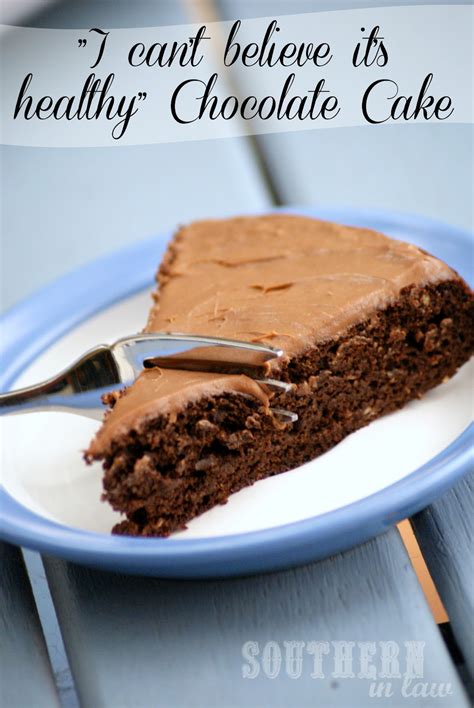 Skinny chocolate cake is less than 200 calories per serving! Southern In Law: Recipe: Healthy Chocolate Cake (Vegan too!)