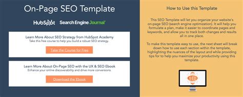Free On Page Seo Template