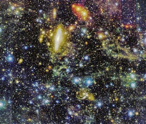 Colourful Photo Reveals Cannibalism In Galaxy Cluster Myscience