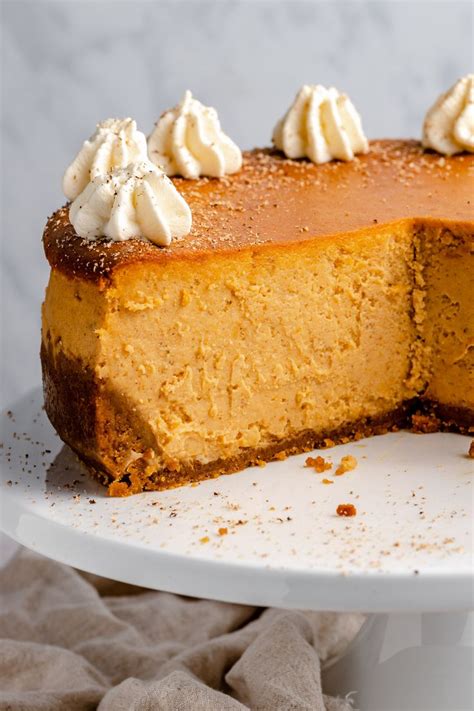 Best Ever Pumpkin Cheesecake With Gingersnap Crust PWWB Recipe