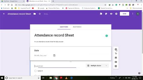 Learn google apps script with this beginner guide. google form Create Attendance sheet urdu - YouTube